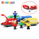 Magnetische Fernbedienung Elektrischer Zug Hölzer Gleis MAS -Zug Traktor -Kinderspielzeug Blue Passagierbahn + 1 Wagenkutsche kompatibel mit verschiedenen Holzstandards