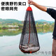 Shushe new grain wheat fish protector for wild fishing portable small quick-drying nano anti-scratch fish net pocket fish basket fishing protective bag easy to store 50cm 1m grain wheat protector + rope
