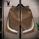 
Playboy (PLAYBOY) casual shorts men's summer thin style 2025 new style loose trendy sports quick-drying youth five-point pants 3519 meters white M
