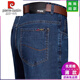 Pier Cardin Sommer Ice Seidenjeans Herren gerade lose Jeans mittleren Alters mit hoher Tazipie Langhose 3883 mittelblau 29 [2 Fuß 2 Taille]