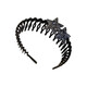Two Worlds Happy Star Headband Women's 2025 New High-end Internet Celebrity Face Wash Broken Hair Headband with Teeth Pressed Hairpin Hair Cave Summer Star Headband