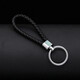 [Anti-lost number plate] Key chain three-piece set Car key chain belt buckle Fashion men's waist hanging Anti-lost number plate key chain three-piece set - black 1 piece