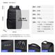 Polo sac à dos pour hommes Sac à dos de grande capacité pour hommes de voyage pour hommes sac à école d'étudiant 16/17,3 pouces Sac d'activité sac d'affaires