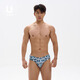Youpu UPRO briefs men's young men's swimming trunks men's underwear artist illustration upro limited time return sky blue M 120Jin Jin equal to 0.5 kg or less