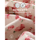 Palanto Frauen purer Baumwoll-Pyjamas dünne 2025 neue Sommer mittleren Alters in der mittleren Alter lässig Großgröße Home Clothing Set Herbst Frühling Rose [reines Baumwollweich und atmungsaktiv] 3xl [ca. 160-180jin [Jin entspricht 0,5 kg]]