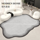 Sala de estar de alfombra de píxeles Mantera de mesa de café de forma especial Luz de lujo de lujo Maneta de noche de dormitorio irregular sin cuidado