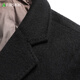 Shanshan 90% goose down cashmere sheep wool woolen coat men's long detachable down gallbladder business windbreaker jacket
