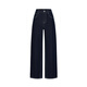 Jiuzi Annako Retro Casual Denim Style Lose Dunkelblau Denim Scimitar Hosen Frauen Frühling neuer Stil 2025 Zhangqing-Sekunden-Batch KWFQ12172 S