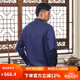 红都中国风上衣民族风立领男士长袖衬衣中式盘扣男装衬衫 TC3892-1 185/100A