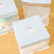 Cake box packaging birthday 6 inches 4 inches 8 inches 10 inches 12 inches 4 inches 6 inches 8 inches transparent little white bear 50 set 8 inches plus height 26*26*30cm