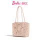 Barbie Tote Bag Women's 2025 NUEVA LIGUD LUXURY Capacidad impresa Capacidad de un solo hombro Regalo de cumpleaños de un solo hombro