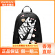 Nike [sac personnalisé] Jiuqi Black Pink Puppy chiot chiot chiots bretelles