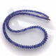 DL 1998 Fat Donglai same style tanzanite necklace light blue slightly purple beads necklace hand polished faceted elegant temperament skin 925 silver ice transparent tanzanite necklace 2.9-4.4 4