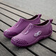 Fashionable rain boots for women adults wear Korean style non-slip waterproof rain boots short tube low top spring and autumn shallow mouth work rubber shoes 858 black 36