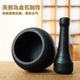 Youguan Wujin stone mortar, stone grinder, beating body, pounding jar, pounding garlic mortar, grinding and pounding, handmade stone nest Wujin stone mortar (plain) 16cm