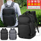 Picasso (PICASSO) backpack computer bag 17.8 inch waterproof and water-resistant large capacity usb multi-function men's business travel trend 9902 expandable black