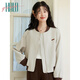 Halo Queen short jacket for women's wilderness Maillard spring and autumn casual baseball uniform jacket new product H143U2014