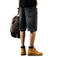 Yiling Yibeis neue amerikanische Casual Denim Shorts Herren Sommer Lose große vielseitige Fünf-Punkte-Hosen 9922 Hellblau 28 Geeignet für 90-105 Jin [Jin ist 0,5 kg]