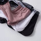 Sexy Men's Thong cruzó cuatro muslos y una ropa interior gay sexy hueca modal cómodo T-tousers White M