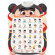 
Baby Nezha audio picture to make sounds in children's early childhood literacy and cognitive vocabulary and cognitive pinyin alphabet wall stickers Number 100 (send battery hook)