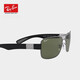 雷朋（Ray.Ban）【新品】太阳镜方形偏光开车轻盈男女款防晒墨镜0RB3522 【偏光】004_9A枪色镜框绿色镜片