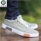 Woodpecker net shoes men's breathable and odor-proof casual shoes men's shoes versatile new shoes men's trendy shoes men's trendy sports shoes black gold 6636-canvas shoes 40 sports shoes standard code