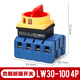 Universal transfer switch LW30-25A load breaker switch SFD11-32 three-phase load power cutter 4P100A red handle