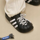 阿迪达斯 （adidas）拖鞋女鞋ADILETTECLOG包头洞洞鞋贝壳头沙滩鞋一字拖男官方正品 JH9848 46
