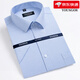 CEO Yageol Sommer Herren Kurzarm Shirt Business Formale Kleidung Casual Locker Arbeit kostenlos kariertes kariertes Hemd Männer DX6628 43 (empfohlenes Gewicht 170-180jin [Jin ist gleich 0,5 kg])