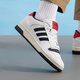 
Adidas men's shoes men's 2025 summer new sports shoes low top skateboard shoes breathable white shoes casual shoes men KK1283 39