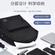 Zhizhou 2023 new high-looking backpack for men, simple and versatile, casual, large-capacity, student schoolbag, computer, black (ordinary style), non-rechargeable