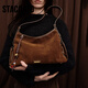 Sijiatu 2025 Automne New Kiwi Tote sac fourre-tout grande capacité sac à main