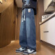 Straight Jeans Men's Spring and Autumn American Retro Pants Retro Casual Hens.