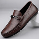 Zapatos de cuero de tamaño roto de cero grados para hombres primavera y verano nuevos zapatos casuales de cuero genuino zapatos de cuero para hombres suaves zapatos de negocios transpirables para hombres frijoles negros 9913 38