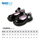 Tianmei Children's Shoes Children's Small Leather Shoes Girls' Shoes Single Shoes Female Baby Performance Princess Shoes 2025 Spring New Black 32