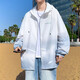 Aoji Highschool-Schüler Kleidung für Männer Eis Silk Boys Junior High Schools Sommer 2025 Neue Jacke für Teenager und Big Children's Atmable Tide 6626 Green (einteilige Jacke) Qualität Upgrade L 90-110jin [Jin gleich 0,5 kg]