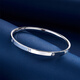 Meluxe PT950 platinum bracelet jewelry platinum bracelet birthday gift for girlfriend and wife, about 13.05g-54mm