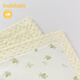 Balabala shopping mall same style baby blanket newborn blanket 2025 new plus velvet warm, comfortable and cute white and green tone 00314 110x140cm