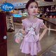 Disney Baby Girls Suit Summer 2025 New Fashionable Summer's Shorts Shorts Shorts Shorts Bow delgada Casual Dos piezas Set azul - Girl de dibujos animados [Top + Pantalones] 100 (actualización) - Altura recomendada por debajo de 95 cm
