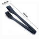 Fantasy thick-skinned orange food tongs barbecue tongs kitchen grilled steak tongs barbecue tools black food tongs
