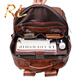 Goldwin RL Light Luxury Brand 2025 New Men's Sacke's Business Head Cowhide Grand Capacité sac à dos Sac de voyage noir Men's Black