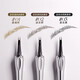 Sanzitang two-pronged eyebrow pencil wild eyebrow pencil does not smudge, is waterproof, sweat-proof, long-lasting and does not fade 03# soft gray black is suitable for darker hair colors