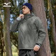 Mizuno outdoor cotton clothing men's autumn and winter jacket hooded cotton-padded jacket windproof warm mountaineering cotton-padded jacket rock green L