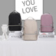 Lumma Casual Leichtgewicht und modische Frauen-Rucksack wasserdicht einfacher Rucksack Personalisiertes Design Travel Rucksack LM9901 Off-White 34.5*22,5*13,5 cm