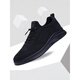 KLWP International High-end Men's Shoes Summer 2025 New Breathable Mesh Trendy Anti-odor Casual Shoes Men's All-match Korean Running Sports Shoes Red Leather 9852 38 Standard Sports Shoes Size