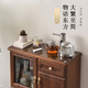 子妃（ZIFEI）茶吧机柜子一体柜2025新款家用中式实木全自动饮水机置物柜一体柜 826胡桃色_带消毒长1.2 温热