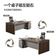 Zhongwei (ZHONGWEI) E0 level desk boss desk simple modern computer desk supervisor desk manager desk staff financial desk 2 meters including cabinet