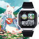 Sky Light Escape Characters Anime Customized Watch Two-dimensional Smart Small Square Electronic Watch Men and Women's Model Students [Fashion Silver-Electronic Watch] z3883 Light Escape Super Value Gift Pack (Extra Long Battery + Gift Box Packaging)