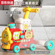 ZNMW Children's Day Gifts Four-in-1 Small Train 1 Year Old Baby Toys Early Education Baby Walker 5-in-1 Small Train Mount Version Green - Gift Box Mount + Hand