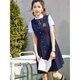 幼儿园老师连衣裙两件套教师园服套装早教幼师工作服女学院风夏季 9926灰色单西装 S